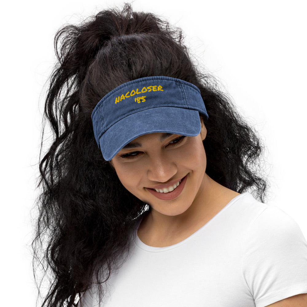 Nacoloser Denim visor