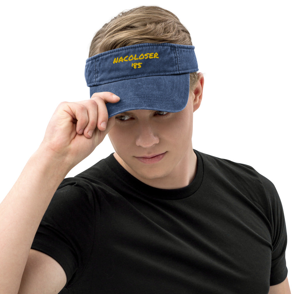 Nacoloser Denim visor